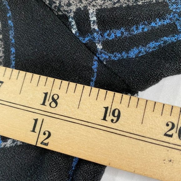 Soft Surroundings Womens Multicolor Plaid Tunic Top with Beading M Boho Party - Picture 10 of 12